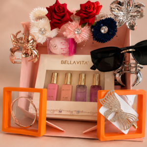 Feminine beauty gift box arrangement
