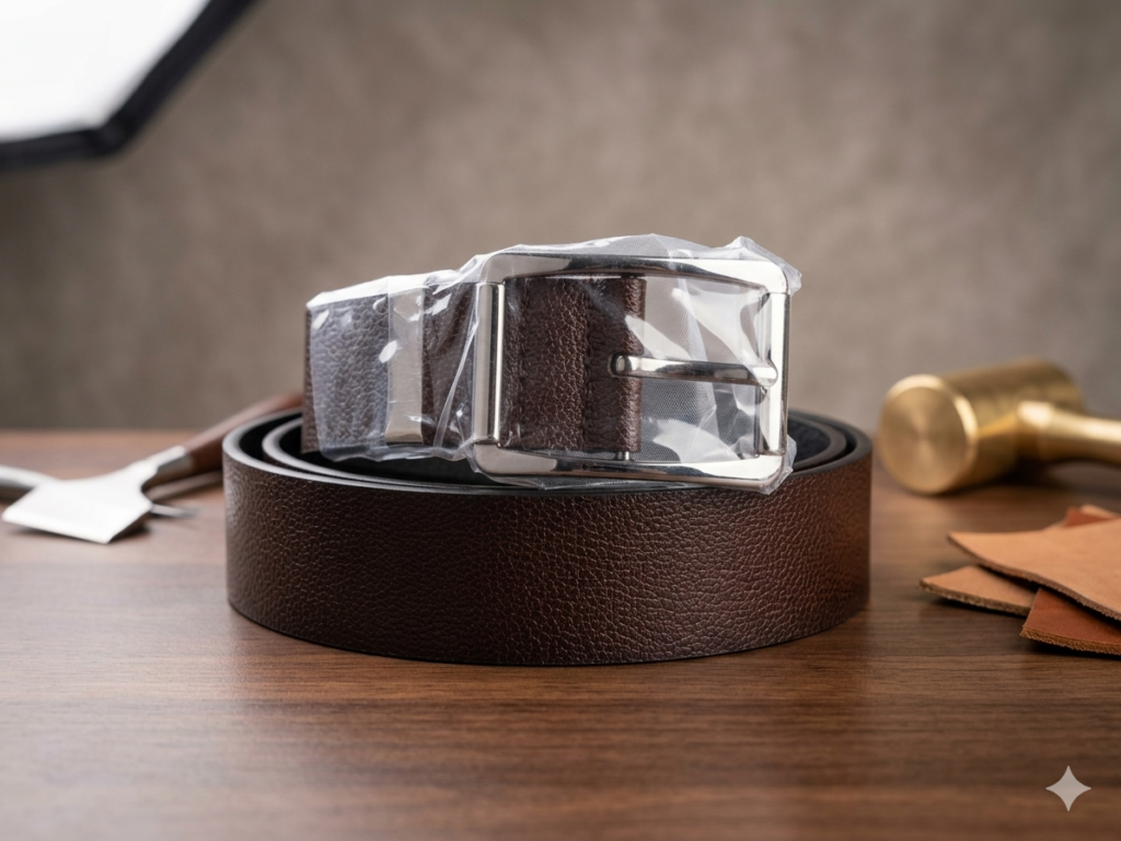 Classic Brown Leather Formal Belt for Men
